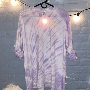 Victoria’s Secret pink longsleeve campus T-shirt